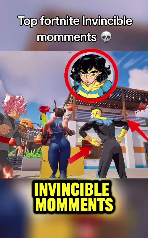 Fortnite top invincible momments new never before seen highly edited #fortnite #fypシ゚viral #fortniteclips #invincibleseason3 