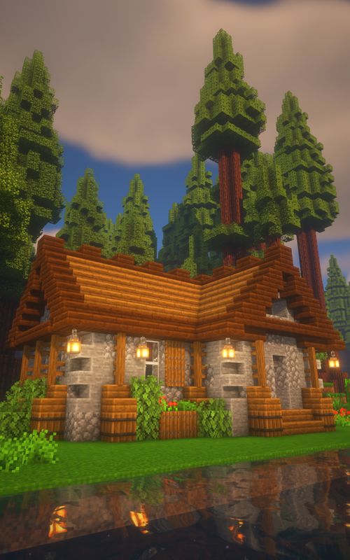 Como Fazer Sua Primeira Casa no Minecraft Usando Apenas Pedra e Madeira | Parte 1 #minecraftsurvival #Minecraft #minecrafttutorial #tutorial #minecraftbuilding