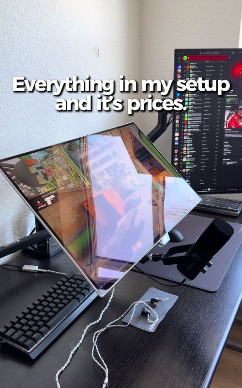 How much have you spent on your setup? #comp #pc #setup #oled #fyp 