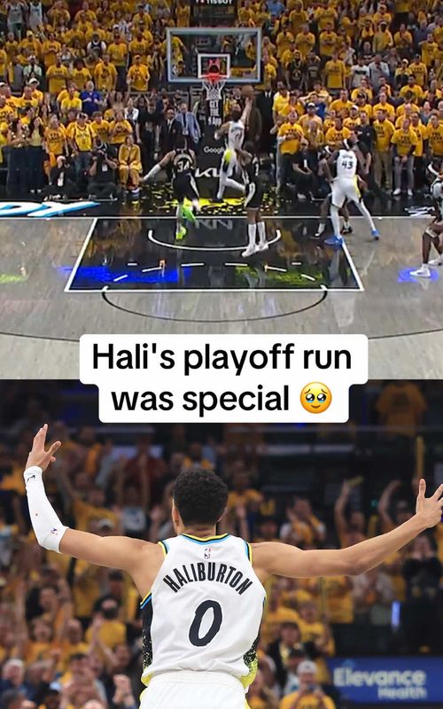 One year ago today, Tyrese Haliburton hit this series-sealing game-winner against the Bucks 🔥 #nbaplayoffs #nba #pacers #gamewinner #highlight 