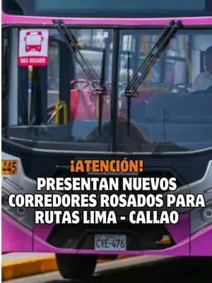 ¡EL CALLAO SE PONE ROSADO! 💖🚌 Lima y el Callao están más conectados que nunca. Se acaba de presentar el nuevo Corredor Rosado, una flota moderna de 30 buses a gas natural que promete viajes más rápidos, seguros y, sobre todo, ¡amigables con el medio ambiente! 🌱 #Trome #noticiasperu #actualidad #Callao #Lima 