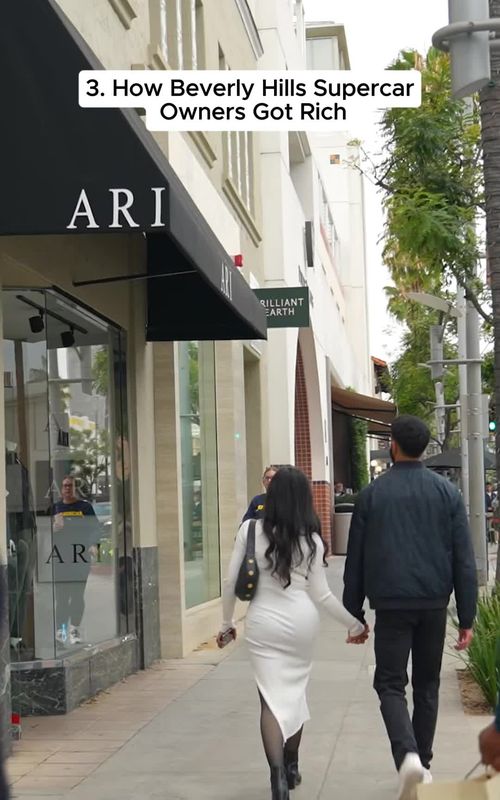 (3)How Beverly Hills Supercar Owners Got Rich #entrepreneur #wealth #money #success #streetinterview 