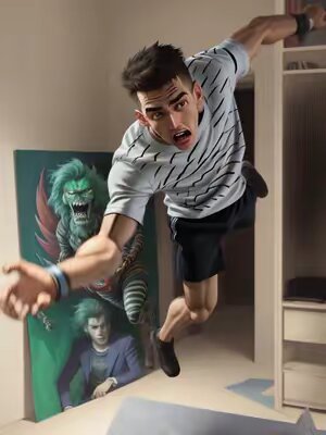 Astral jump ✨✨✨ #deforumstablediffusion #visual #creepy #motion #horror #fyp #edit 