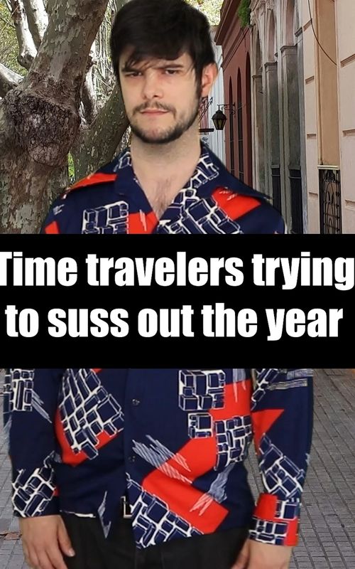 Extended version up on YouTube, link in bio! #sketchcomedy #comedyskits #comedysketch #comedy #comedyreels #time #timetravel #future #past