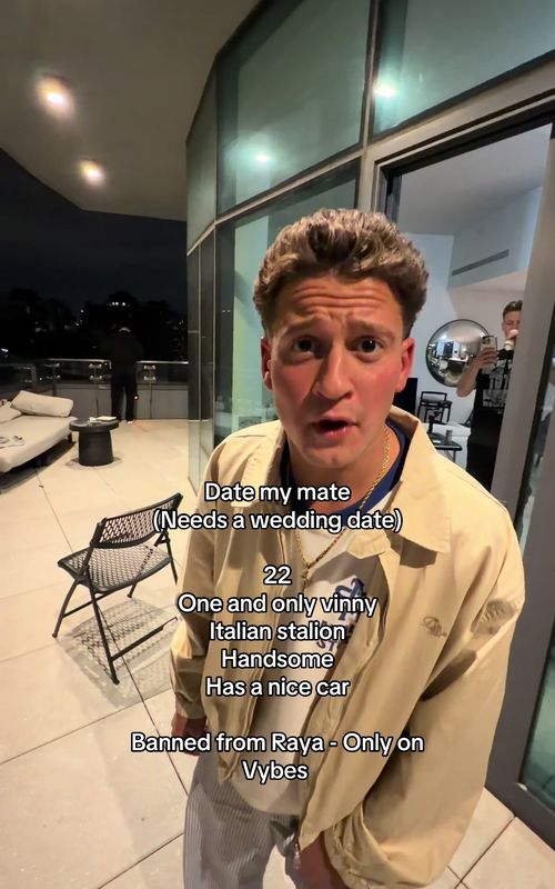 Yes my boy is @Vincent Gigante #dating #single #vybes #wedding #italy 
