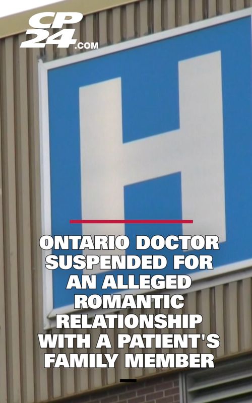 Ontario doctor suspended for an alleged romantic relationship with a patient's family member -  A doctor at Windsor Regional Hospital has been suspended by the College of Physicians and Surgeons of Ontario (CPSO) for three months.
