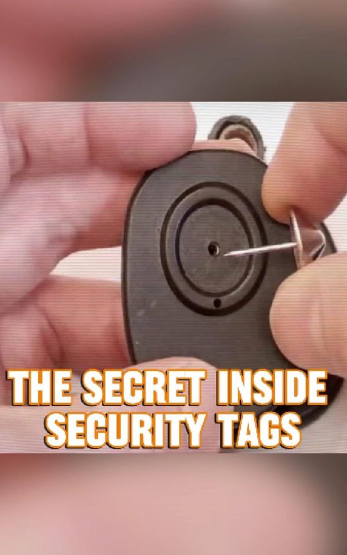 This is why store security tags are impossible to remove — the secret inside will blow your mind! #securitytag #howthingswork #USA #viral #lifehacks