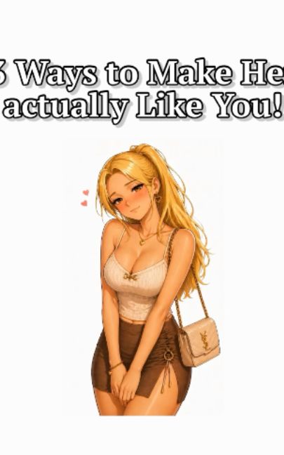 3 Ways to Make Her actually Like You! #psychology #feelings #crush #Love #dating #attractive #singlelife #askherout #mentality