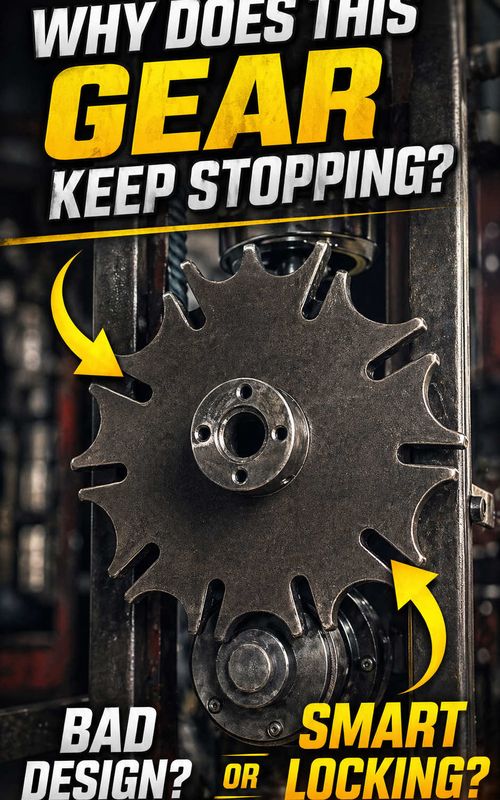 Why Did Movies Need a Jerky Gear?#mechanic #gear #howthingswork #fyp #foryou 
