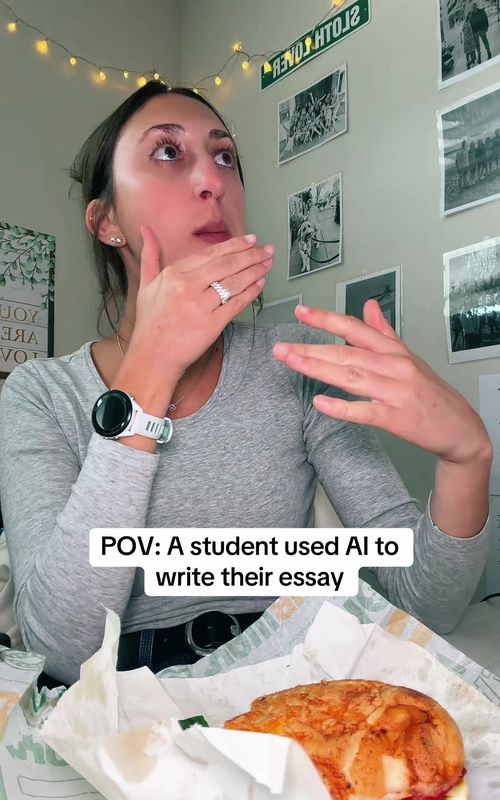 How did I know you used AI? …. 👀 #ai #school #pov #teacher 