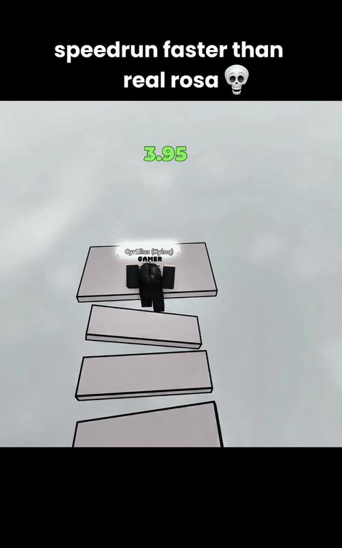 speedrun faster than real rosa… #roblox #robloxtiktok #robloxanime #robloxfyp #fyp #speedrun #obby 