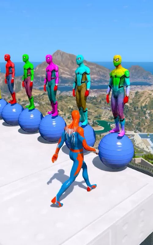 GTA 5 spiderman vs Ragdolls #gamingvideo #spiderman #ukaccount #england #landon #ps5 #gta5 #clips #viralvideo #ragdoll #tkmax17 