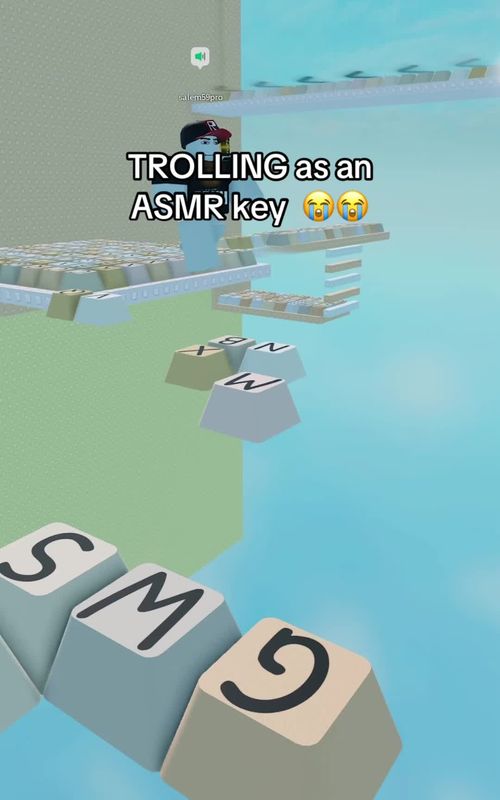 I’m so horrible 😭 #roblox #troll #asmr #key #viral 