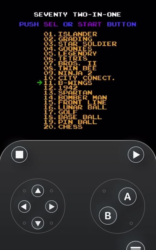 Retro Game Emulator App