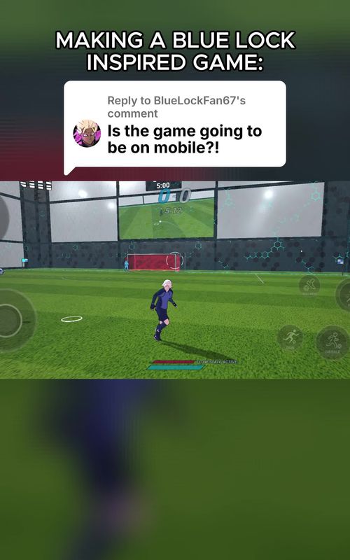 Making a BLUE LOCK Mobile Game #bluelock #bluelockmanga #gamedev #gaming
