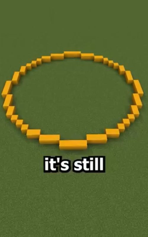 Circles In Minecraft! #Minecraft #viral #shorts