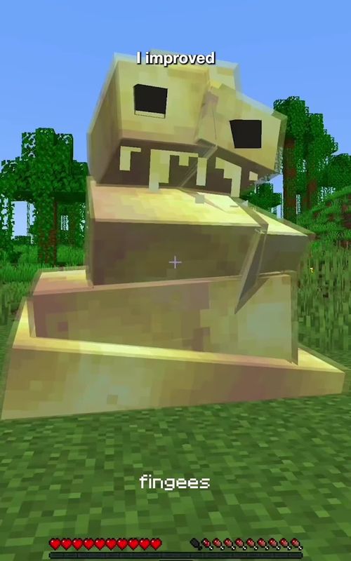 I improved #Minecraft new sulfur slime #minecraftmemes #cursedminecraft 