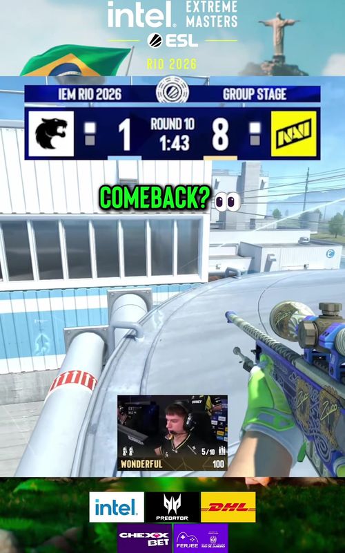 @FURIA comeback?! 👀 #ESL #gaming #esports #counterstrike2 #iemrio2026 