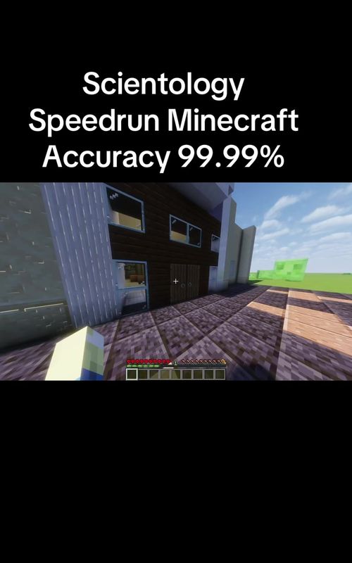 Minecraft Scientology speedrun #fyp #Minecraft #foryou #speedrun #scientology 