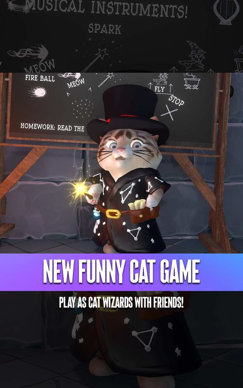 Play as Funny Cat Wizards 😂 (Meowgic) #gamestoplay #newgame #coopgame #meowgicpartner #meowgic