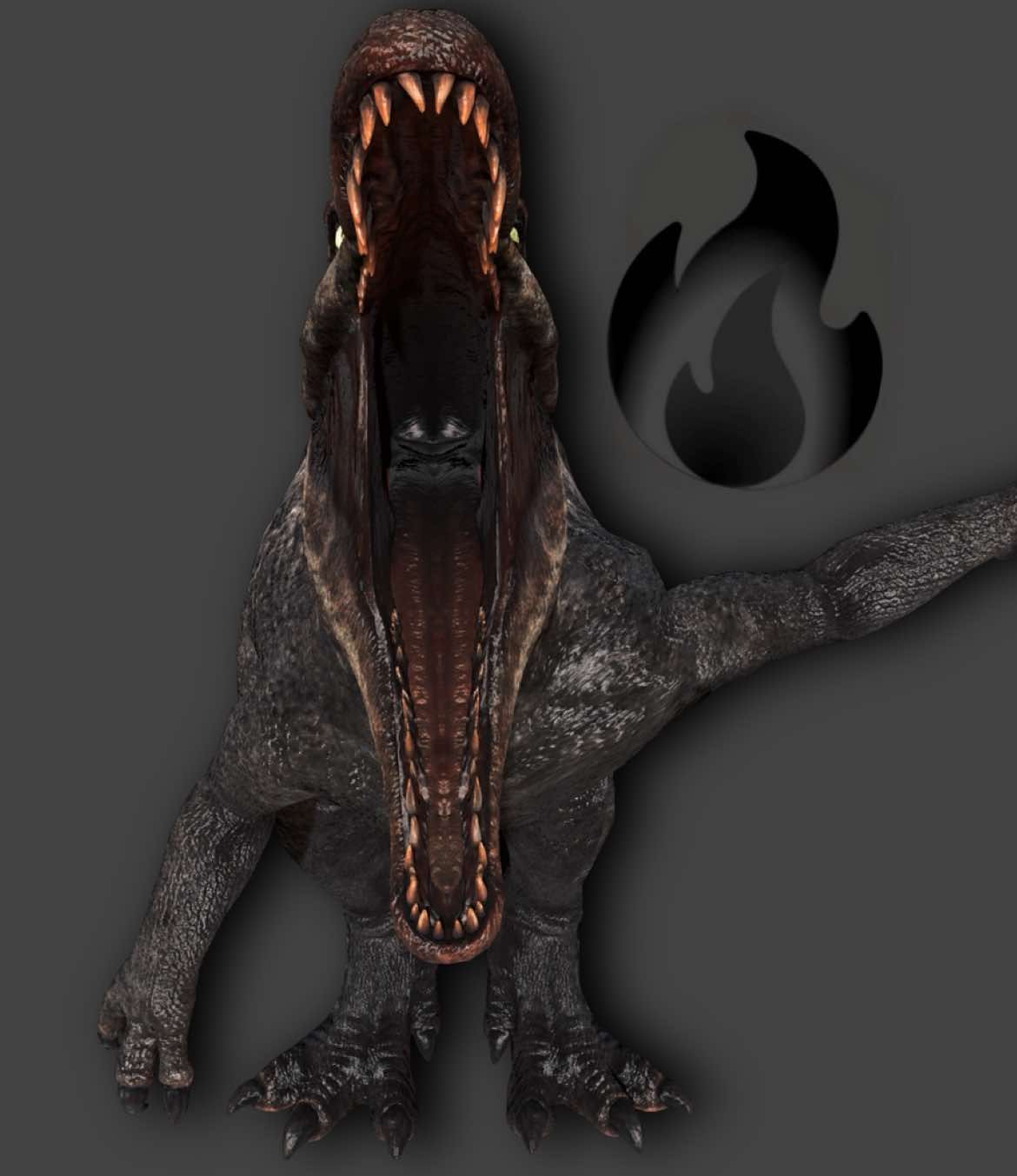 Spinosaurus Racha #Viral #chuoitiktok #chuoi #dinosaur #meme 
