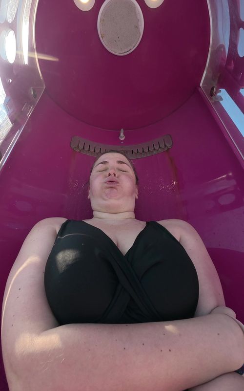 THE ICONIC WATER SLIDES ON BOARD🛝🌊 @MSC Cruises Official World Europa🛳️  (gifted)  Ft @Davide Anica   #scottish #msccruises #mscworldeuropa #waterslide #fyp