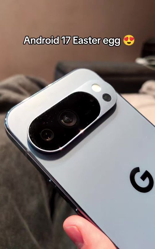 Finally Android 17 Easter egg 😍 #android #techtok #pixel #google #blowthisup 