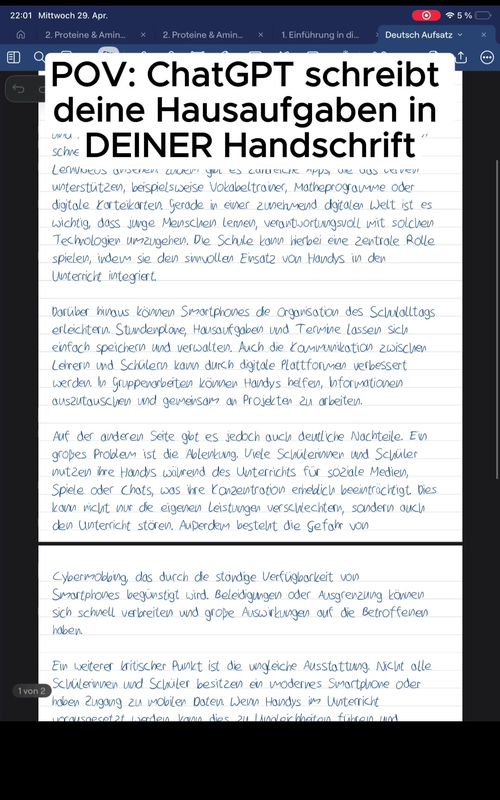 So mache ich meine Hausaufgaben in 2 Minuten 📝 Welcher Lehrer würde das merken? 👀 #studytok #schulhack #hausaufgaben #goodnotes #ipadnotes