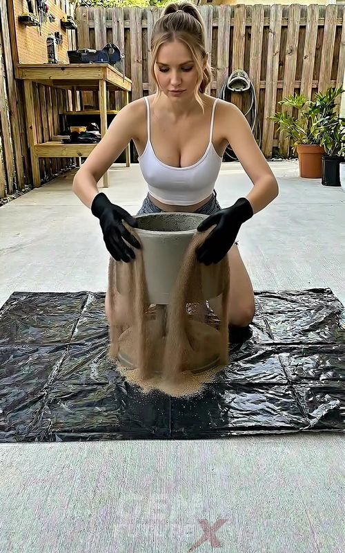 Step-by-Step Cement Planter DIY | Creative Transformation Watch how we transform a simple cement base into a beautiful planter with sand, paint, and perfect finishing touches. Step-by-step DIY tutorial to create a creative planter for your home or yard. #DIYPlanter #CementPlanter #CreativePlanter #PlantPot #HomeDIY   DIYPlanter,CementPlanter,CreativePlanter,PlantPot,HomeDIY,Transformation,StepByStepDIY,OutdoorDecor,FrontYardMakeover,CreativeDecor