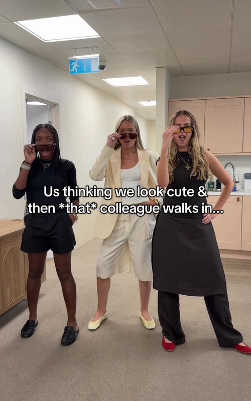 When your office is a runway 💅 Office Outfits Fashion Office Spring Outfits Spring Outfit Inspo Workwear  Nana SheerLuxe