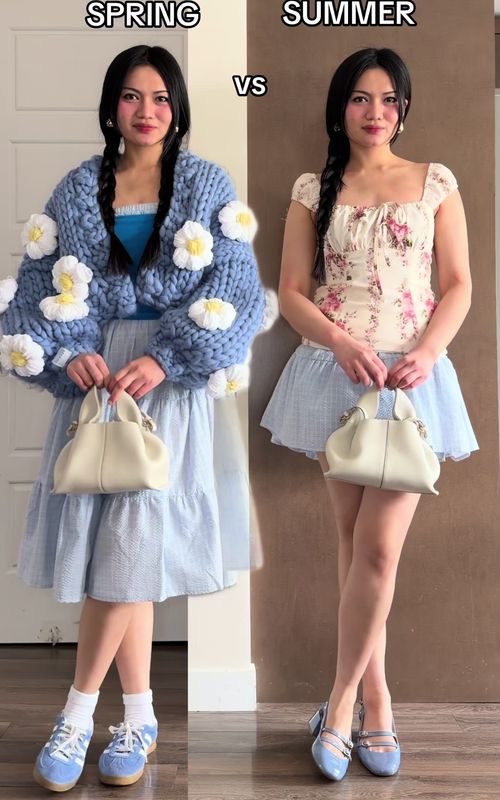 SUMMER OR SPRING? Save this for inspo😘 #outfitideas #springfashion #SummerFashion #fashionhacks 