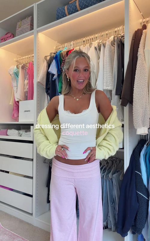 what aesthetic should i do next?✨🪞🧁🦢 #fashiontiktok #outfitinspo #coquetteaesthetic #getdressedwithme #outfitideas 
