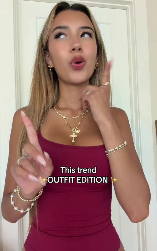 Omg I missed this trend🤗rate the final fit 1-10 :) #grwm #outfit #fashioninspo #closet #OOTD 