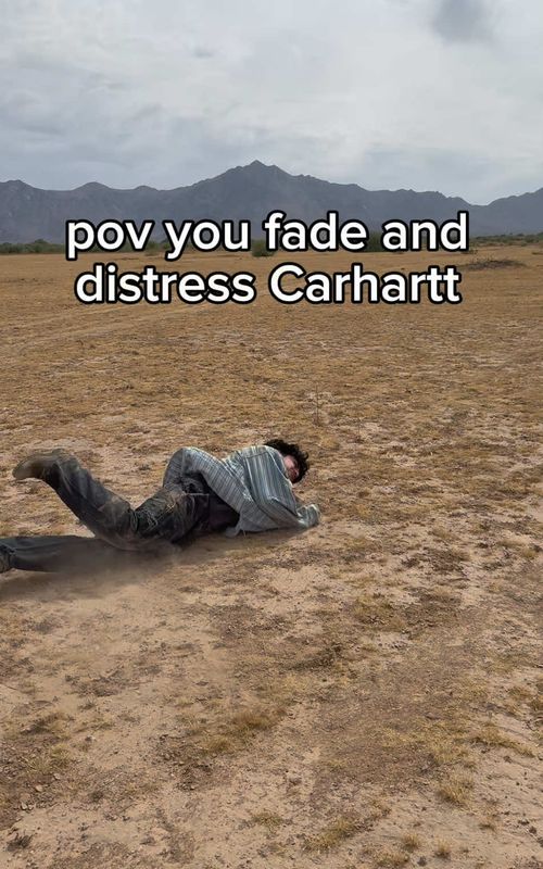 I’ll distress your Carhartts for you  😈😈😈 #vintageclothes #carhartt #truevintage #western #fashion 