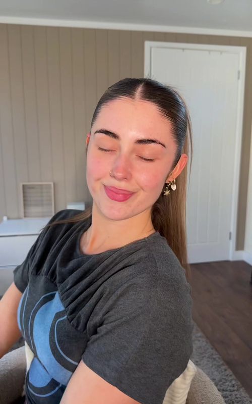 Replying to @Wallace1185 the OG half up half down slick back #slickback #hairtutorial #hairtok  Products: @ghd chronos max @amika dry shampoo @Tangle Teezer UK  @Tangle Teezer  @Olaplex weightless nourishing mask @Redken @RedkenUKI quick dry hairspray 