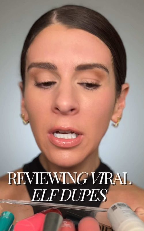 Reviewing Popular Elf Dupes!!  #makeupdupes #affordablemakeupproducts #drugstoremakeup #drugstoremakeupmusthaves #affordablebeauty 