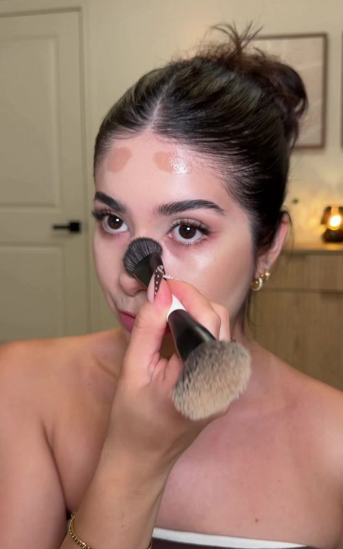 Quick lil glam 🫦🫶🏼  @Rare Beauty brow harmony gel  @Charlotte Tilbury flawless concealer  @Patrick Ta Beauty eyeshadow palette & blush “she’s seductive” @Summer Fridays lip stain “almond” @LAWLESS Beauty forget the filler gloss “nudie” @@ONE SIZE BEAUTYglass setting spray  @@Makeup By Mariosurreal skin setting powder “2” ##makeuptutorial#makeuplover#MakeupRoutine#softglammakeup#onesizebeauty 
