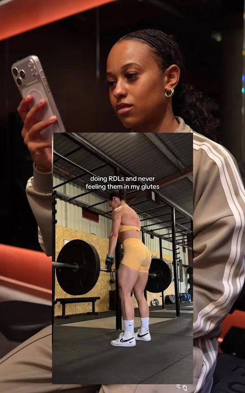 How to feel it in your glutes when doing RDLs ✅ credit @ARI GYMS #wilsoncoaching #gym #Fitness #GymTok #gymtiktok 