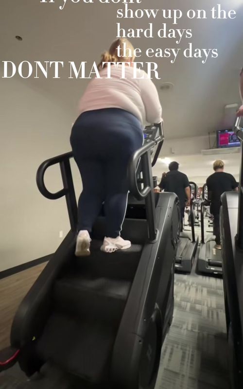 The days you don’t want to do it matter the most. #gym #stairs #cardio #workout 