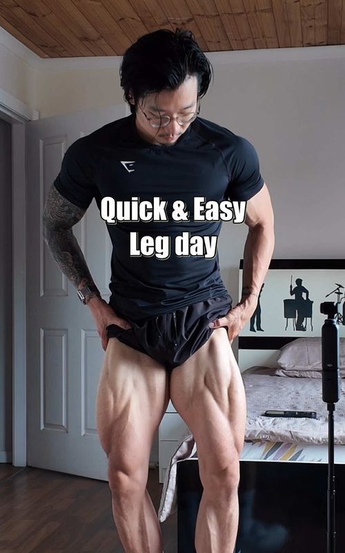 Friday will always be Leg day, come do a super quick and easy leg day with me kings and queens #GymTok #legday 