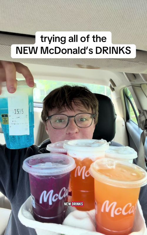 wasn’t expecting this to be the messiest video i’ve made #mcdonalds #drivethru #mukbang #FastFoodReview #fastfoodnews @McDonald’s pls send new shorts