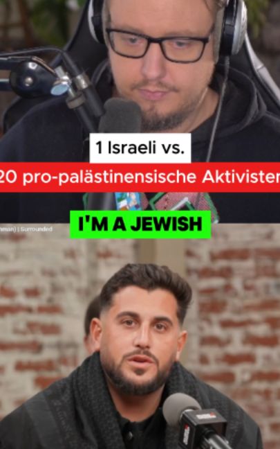 YouTube: Dekarldent | 1 Israeli vs. 20 pro-palästinensische Aktivisten #twitch #streamer #reaction #twitchgermany #clips #twitchde