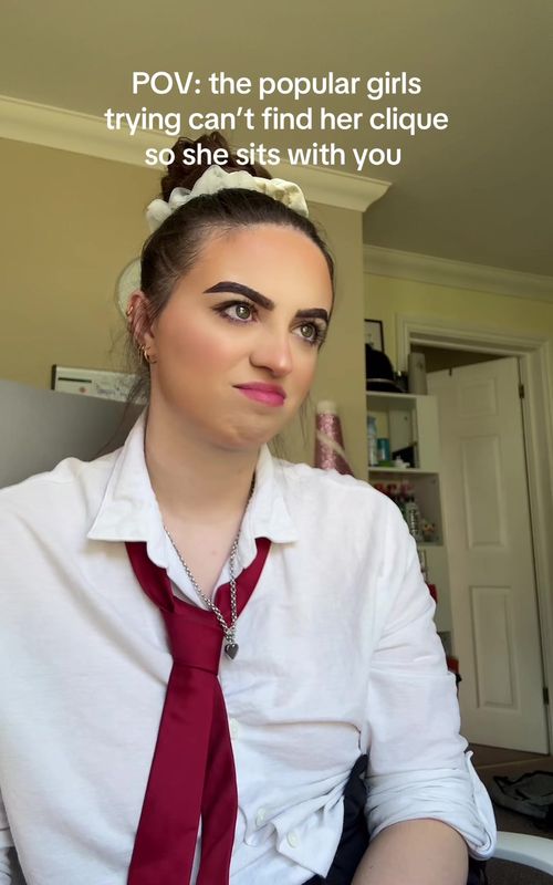 YOU CAN’T SIT WITH US #pov #satire #meangirl #populargirl #school