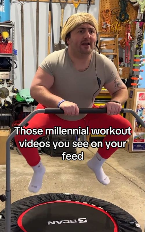Pretty impressive can’t deny that #millenial #workout #comedy #skit 