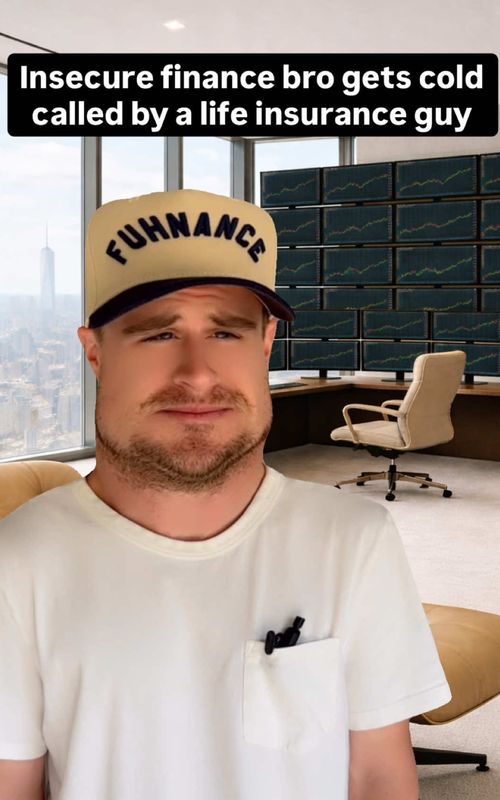 The heavy hitters, they’d call me #comedy #coldcalling #satire #highfinance #lifeinsurance 