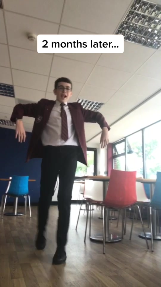 I tried to refilm it on the first day back... I got suspended AGAIN! #foryou #viral #gitupchallenge