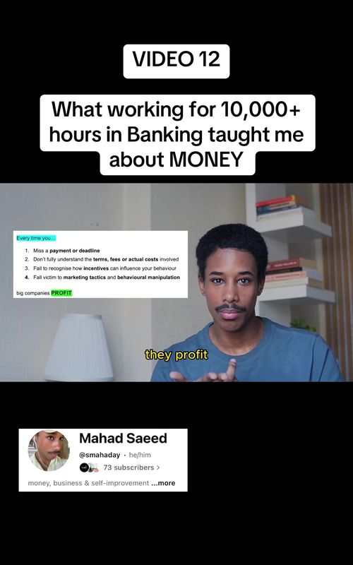 0:00 hi! 0:29 you are not the customer. you are the product, 1:34 risk is framed backwards for regular people 2:56 behaviour beats knowledge 4:18 time over effort 5:46 the biggest financial wins are boring #money #finance #psychology 
