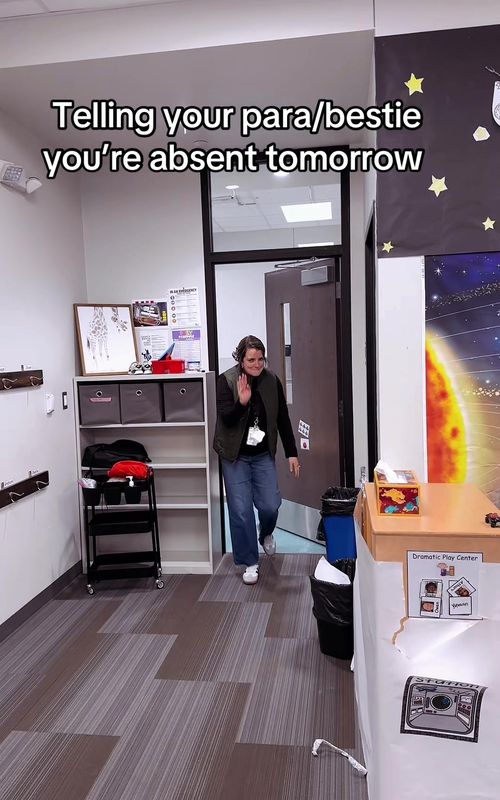 But I had to! 🤪 #teacherbestie #humor #teachersoftiktok #para #teacherlife 