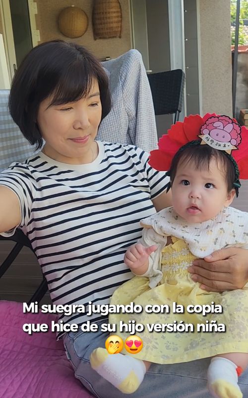 8 meses fabricando la copia exacta del papito 🤭😍🥹🇻🇪🇰🇷 mis genes no tuvieron ni la voluntad 🤣🤣 #corea #Lifestyle #dailyvlog #FamilyFun #maternity 