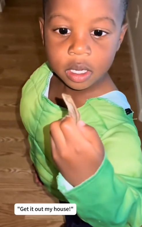 you never know what kids will bring home😭#baby #funnykids #funnybaby #fyp #Us 